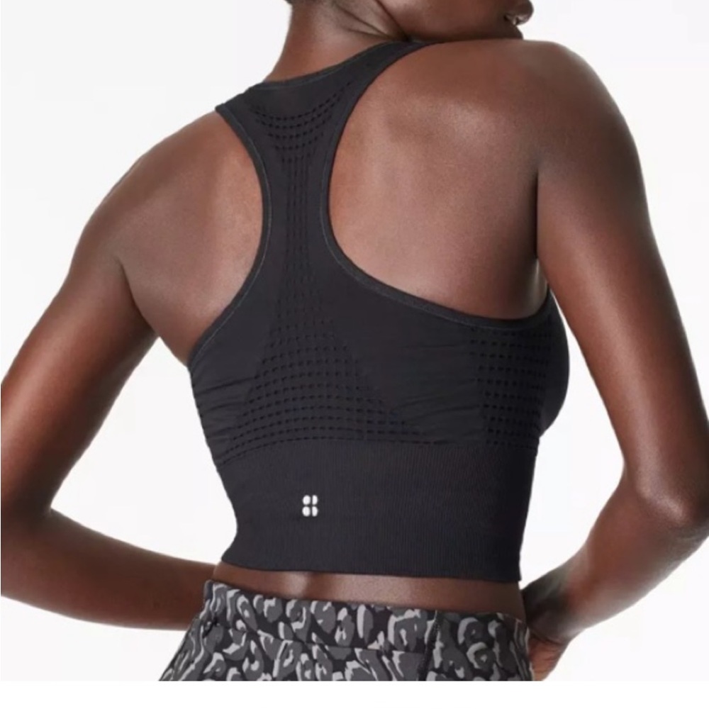 Sweaty Betty stamina longline sports bra black